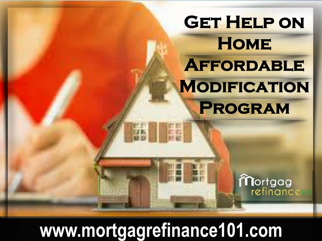 get help on home affordable modification program