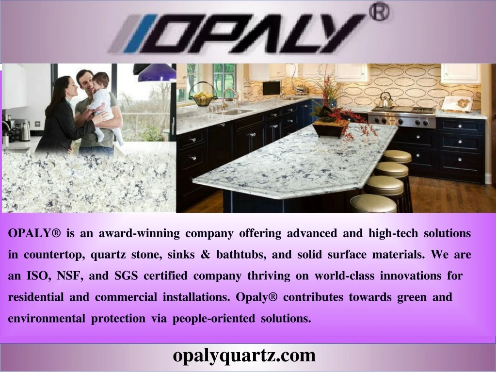 opaly is an award winning company offering