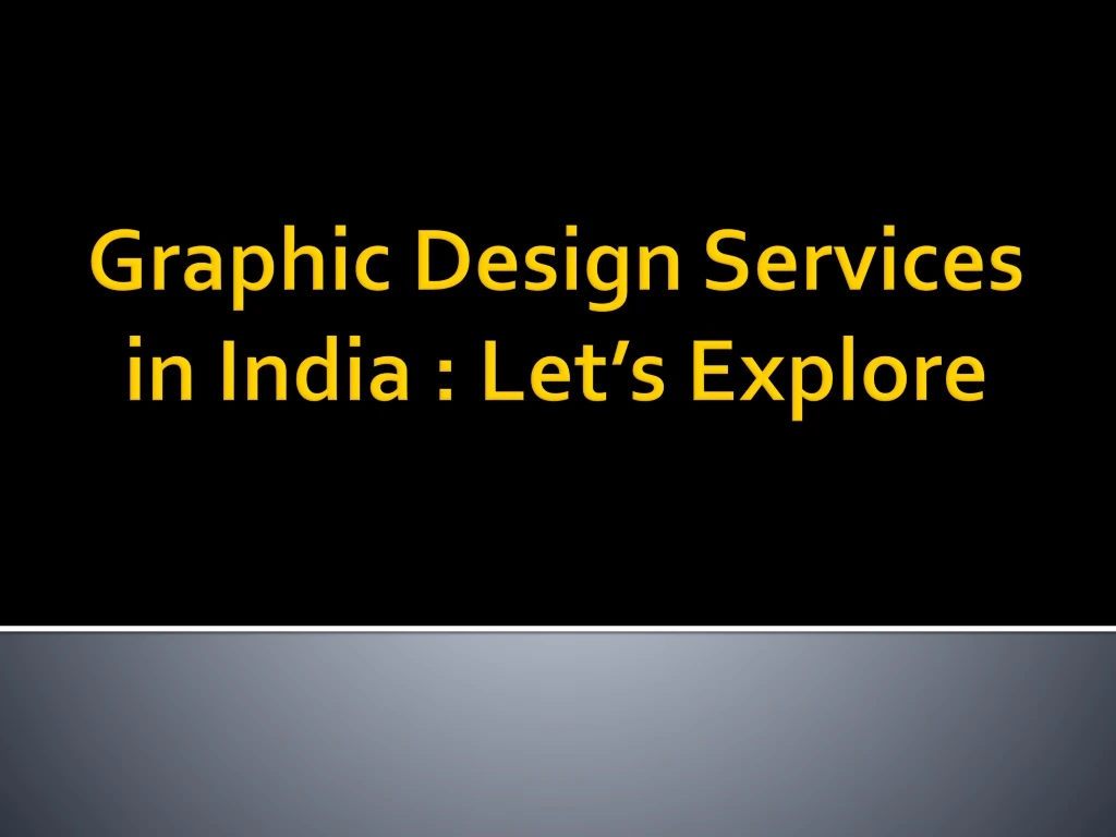 graphic design services in india let s explore
