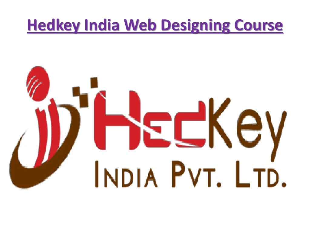 hedkey india web designing course
