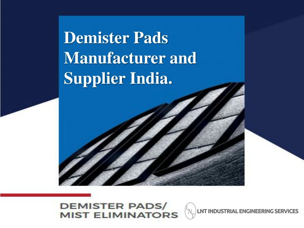 demister pads manufacturer and supplier india