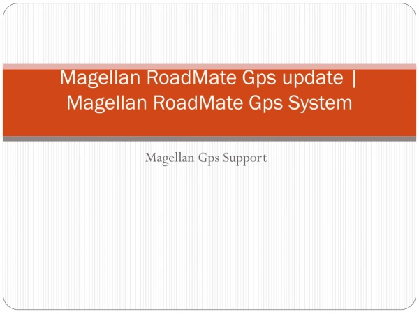 Magellan RoadMate Gps update | Magellan RoadMate Gps System | Roadmate map