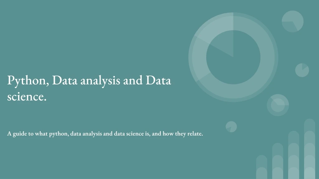 python data analysis and data science