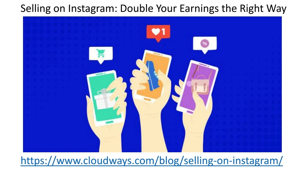 selling on instagram double your earnings