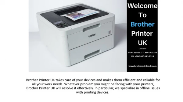 Fix Brother Printer Offline | Customer Support (44) 800-041-8324