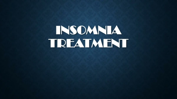 Insomnia -Treatment and Care in Mumbai |Kailash Mantry