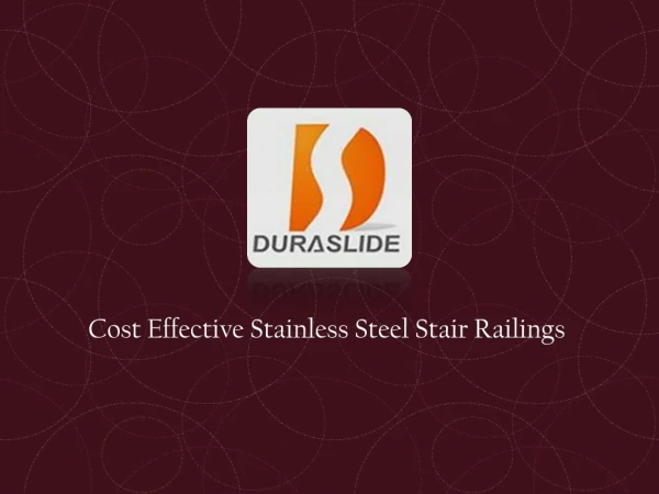 Stainless Steel Stair Railings