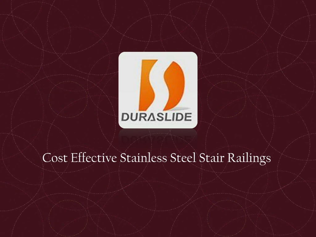 cost effective stainless steel stair railings