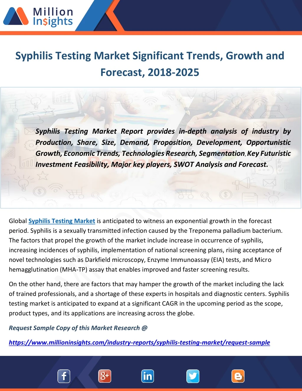 syphilis testing market significant trends growth