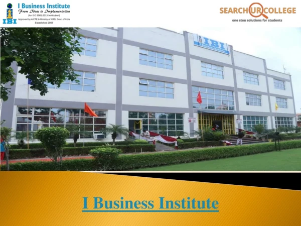 I Business Institute Greater Noida