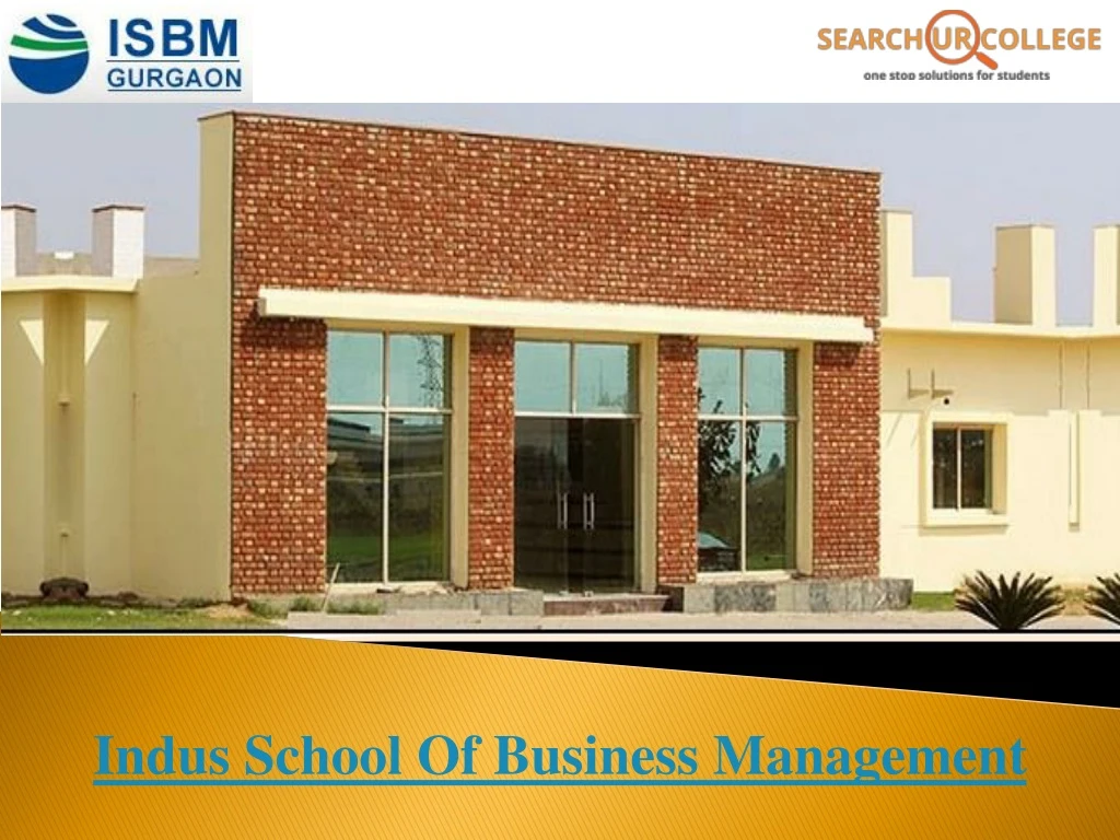 indus school of business management