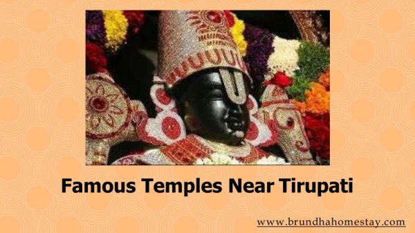 Famous Temples Near Tirupati