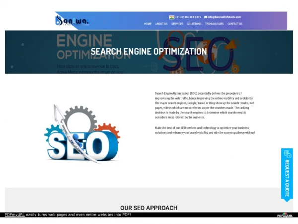 Leading Seo Services Provider India | Baniwal Infotech