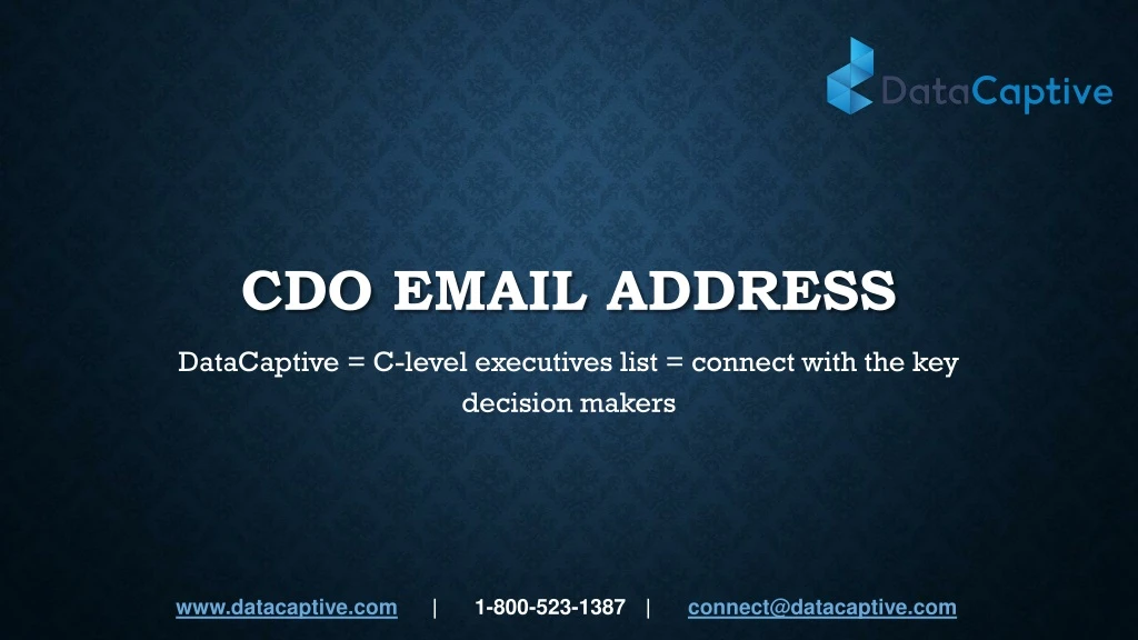 cdo email address