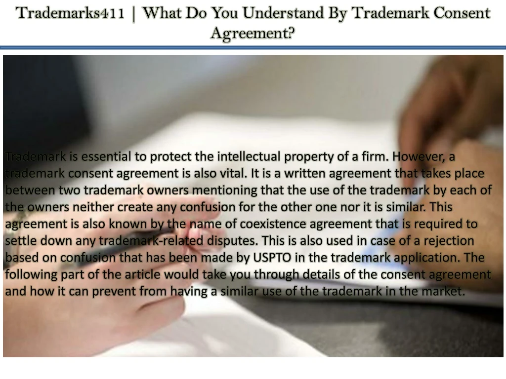 trademarks411 what do you understand by trademark