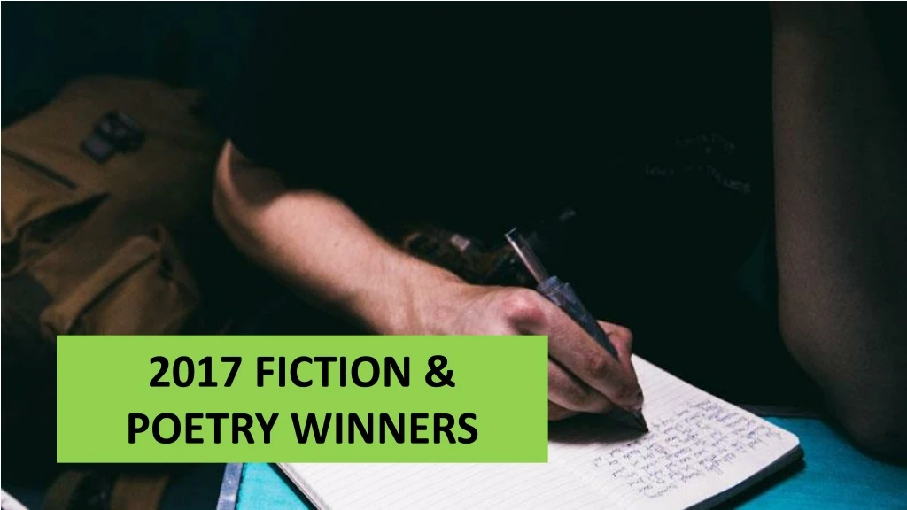 2017 fiction poetry winners
