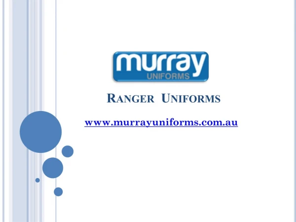 Ranger Uniforms - www.murrayuniforms.com.au
