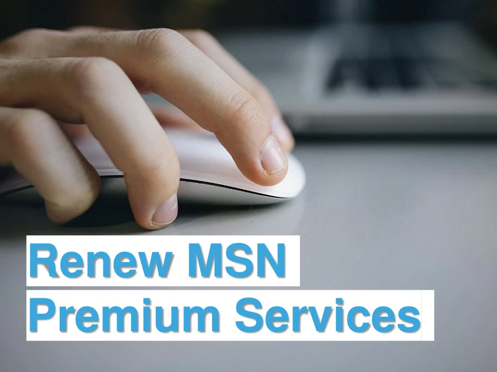 renew msn premium s ervices