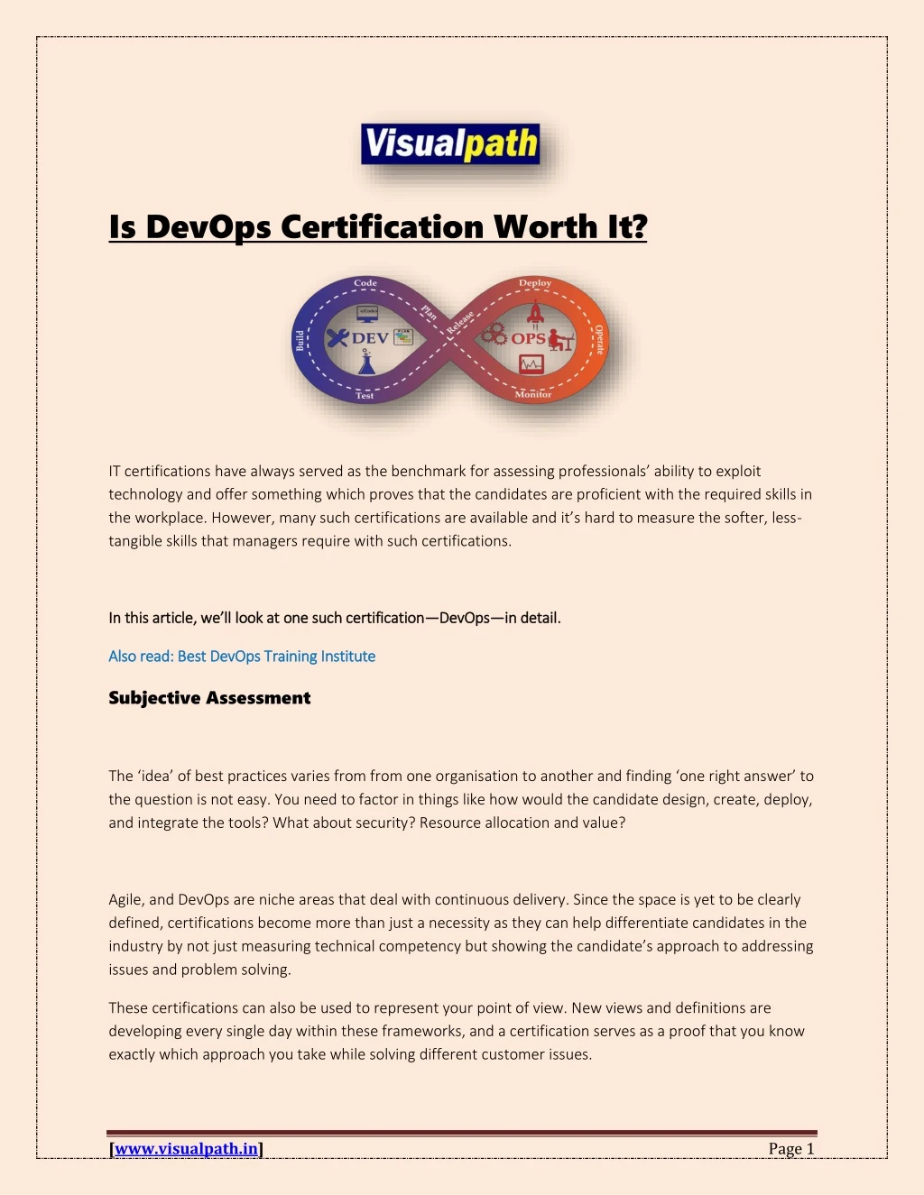 is devops certification worth it