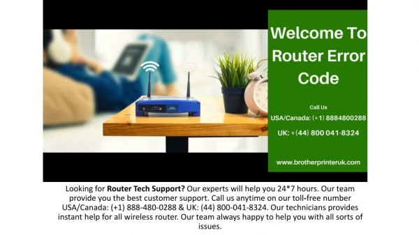 Router Error Code | Call Now ( 1) 888-480-0288