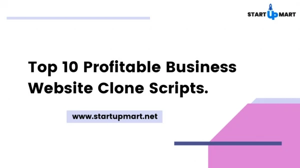 Top 10 Profitable Business Website Clone Scripts