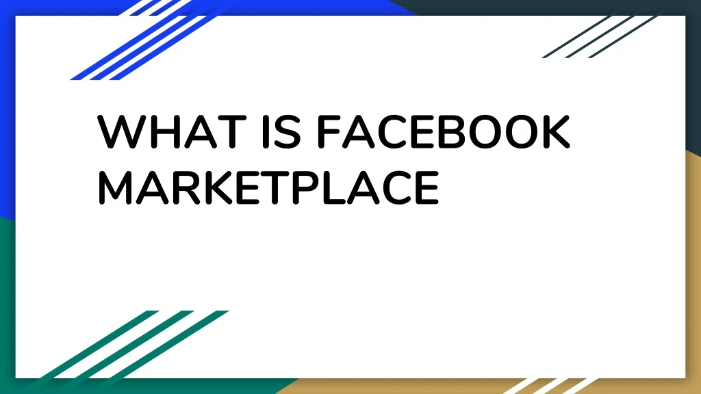 what is facebook marketplace
