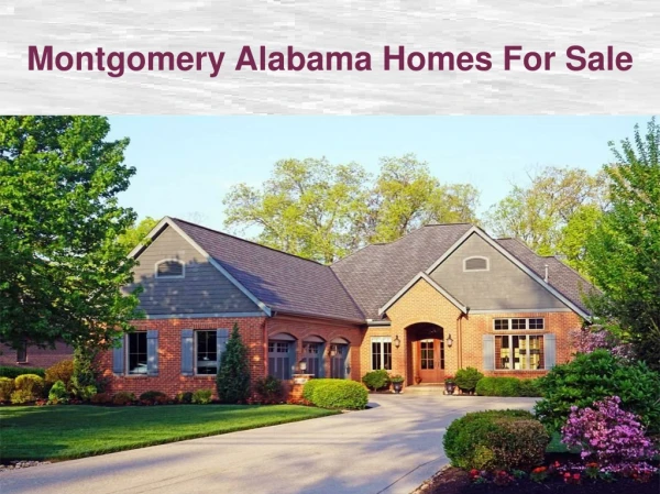 Montgomery Alabama Homes For Sale