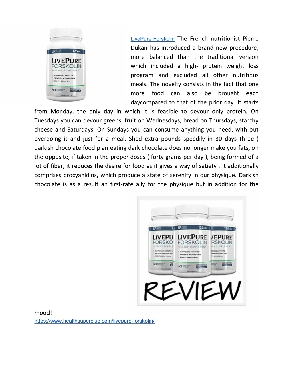 livepure forskolin the french nutritionist pierre
