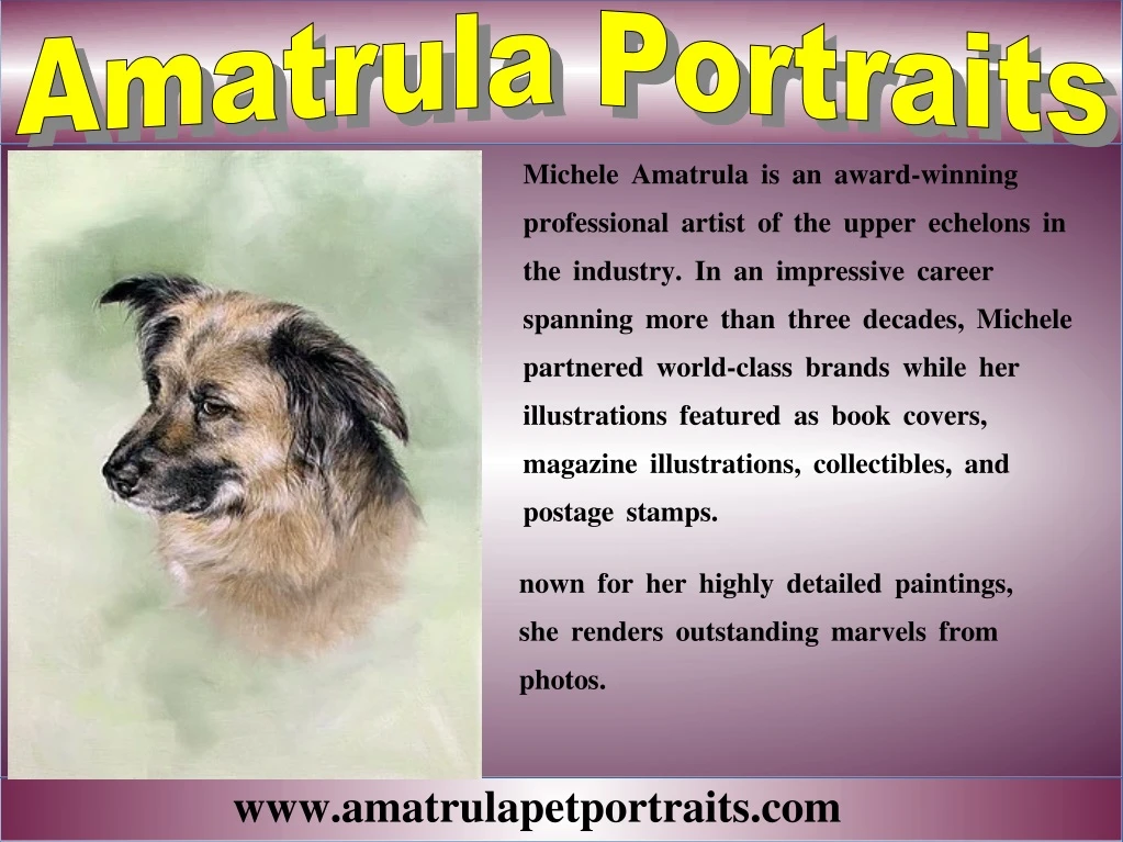 michele amatrula is an award winning professional