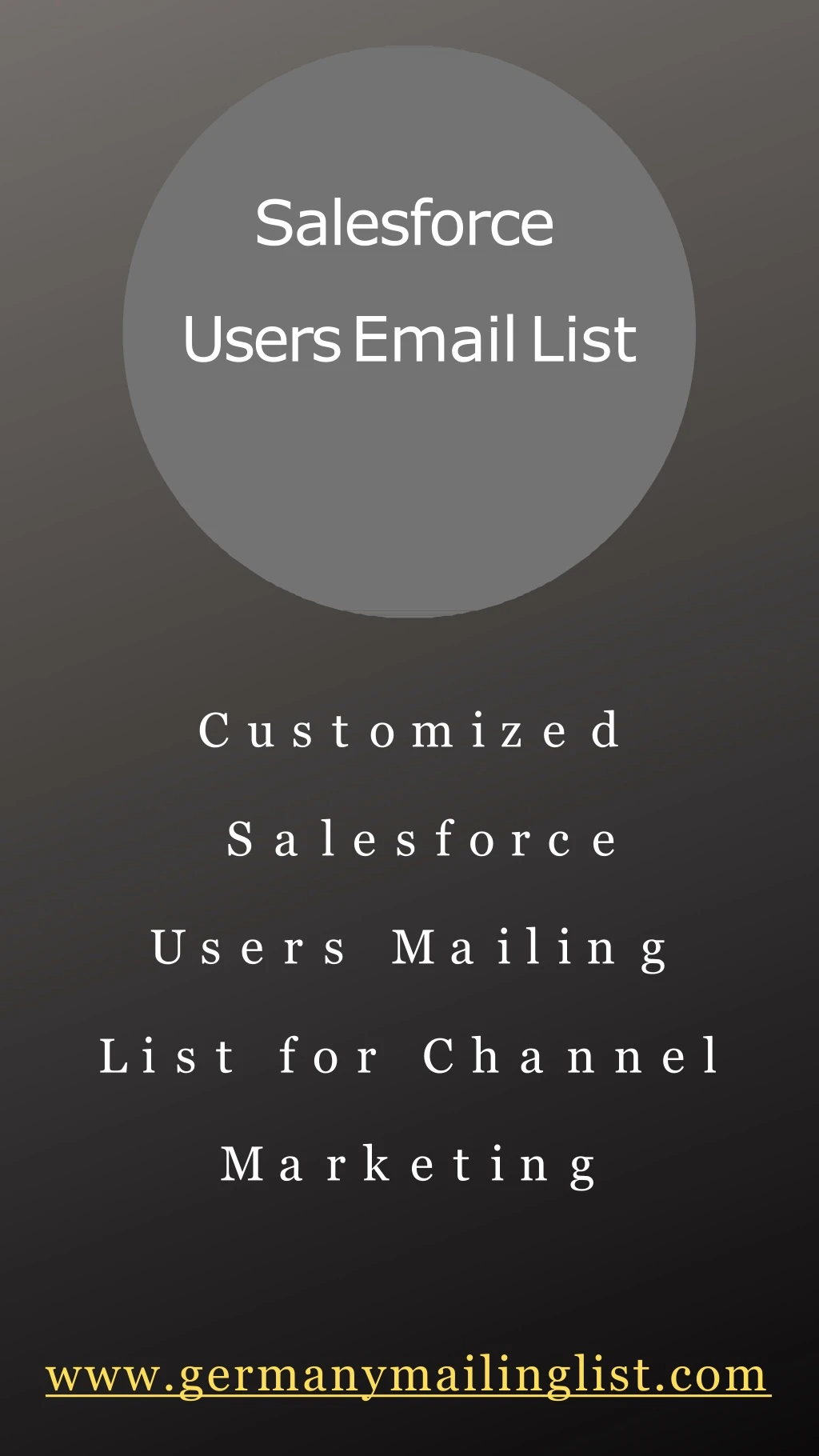 salesforce users email list
