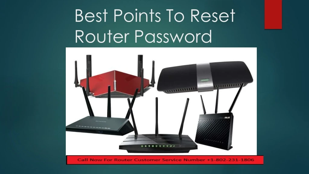best points to reset router password