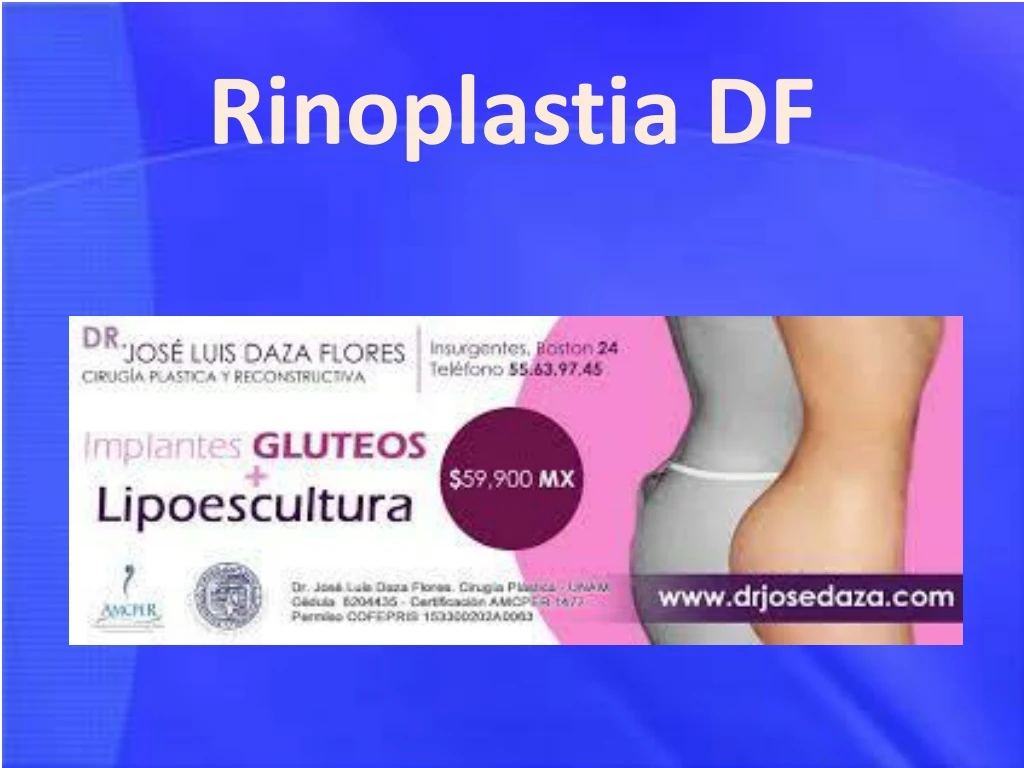 rinoplastia df