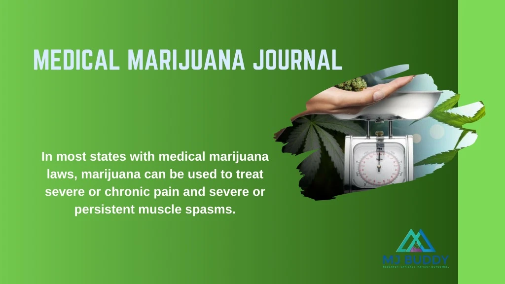 medical marijuana journal