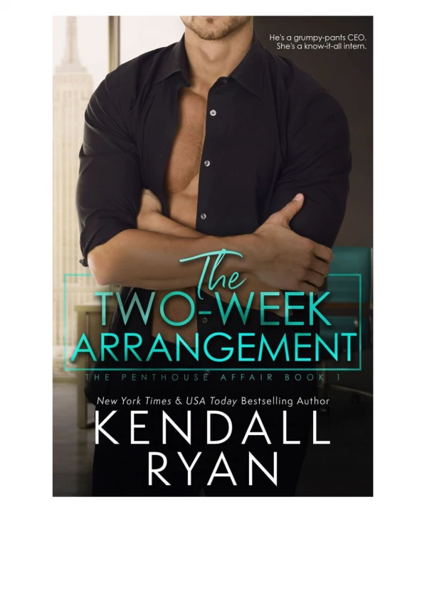 PDF Free The Two-Week Arrangement