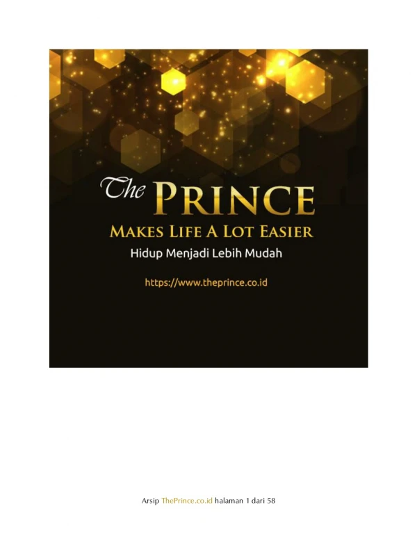 ThePrince.co.id - Makes Life A Lot Easier - Hidup Menjadi Lebih Mudah