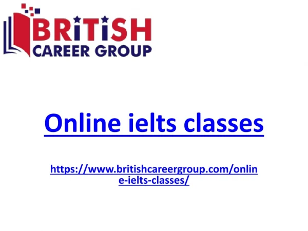 Online ielts classes