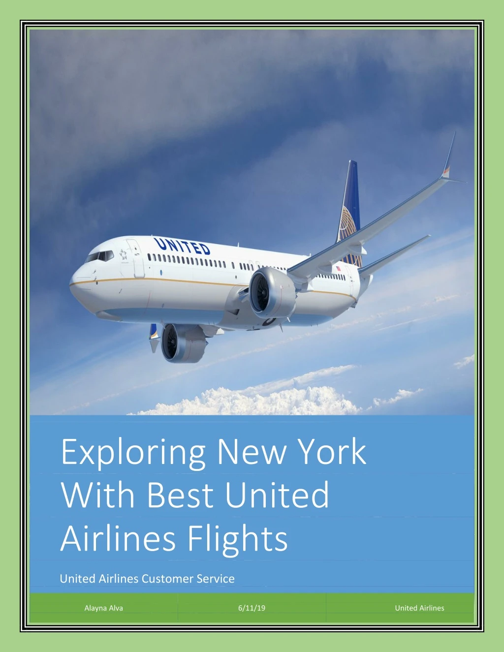 exploring new york with best united airlines