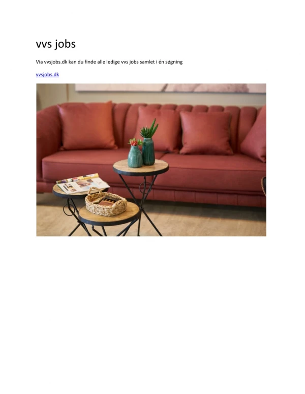 vvs jobs