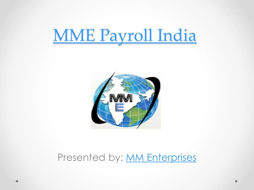 mme payroll india