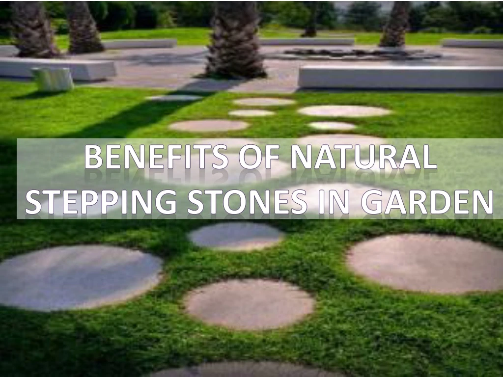 benefits of natural stepping stones in garden