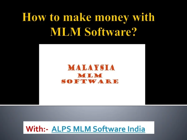 MLM Software Malaysia