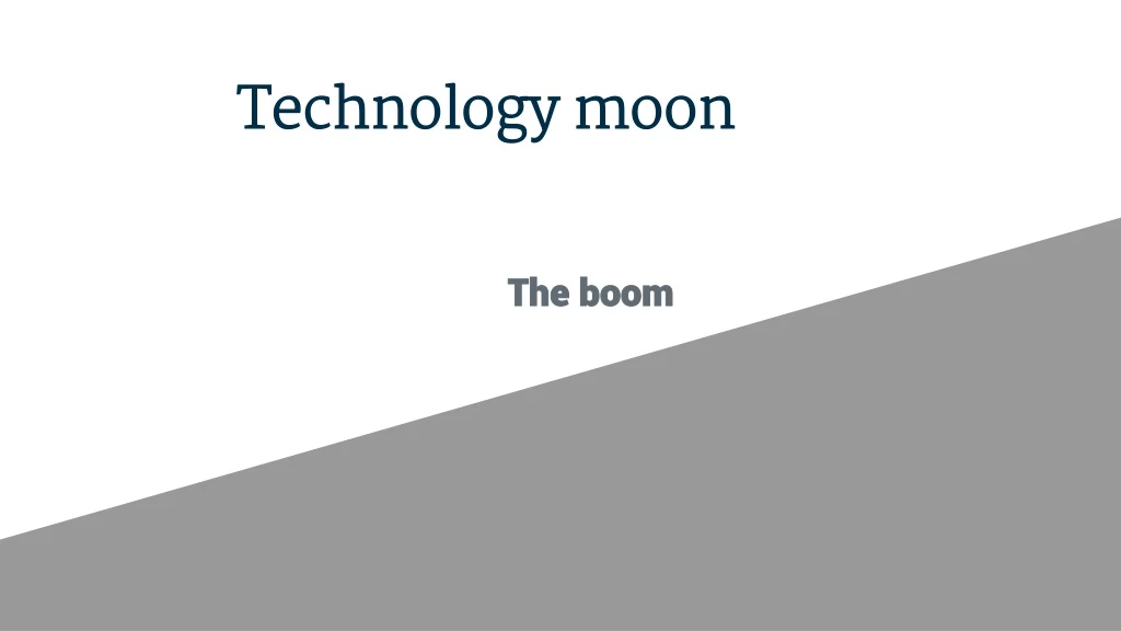 technology moon