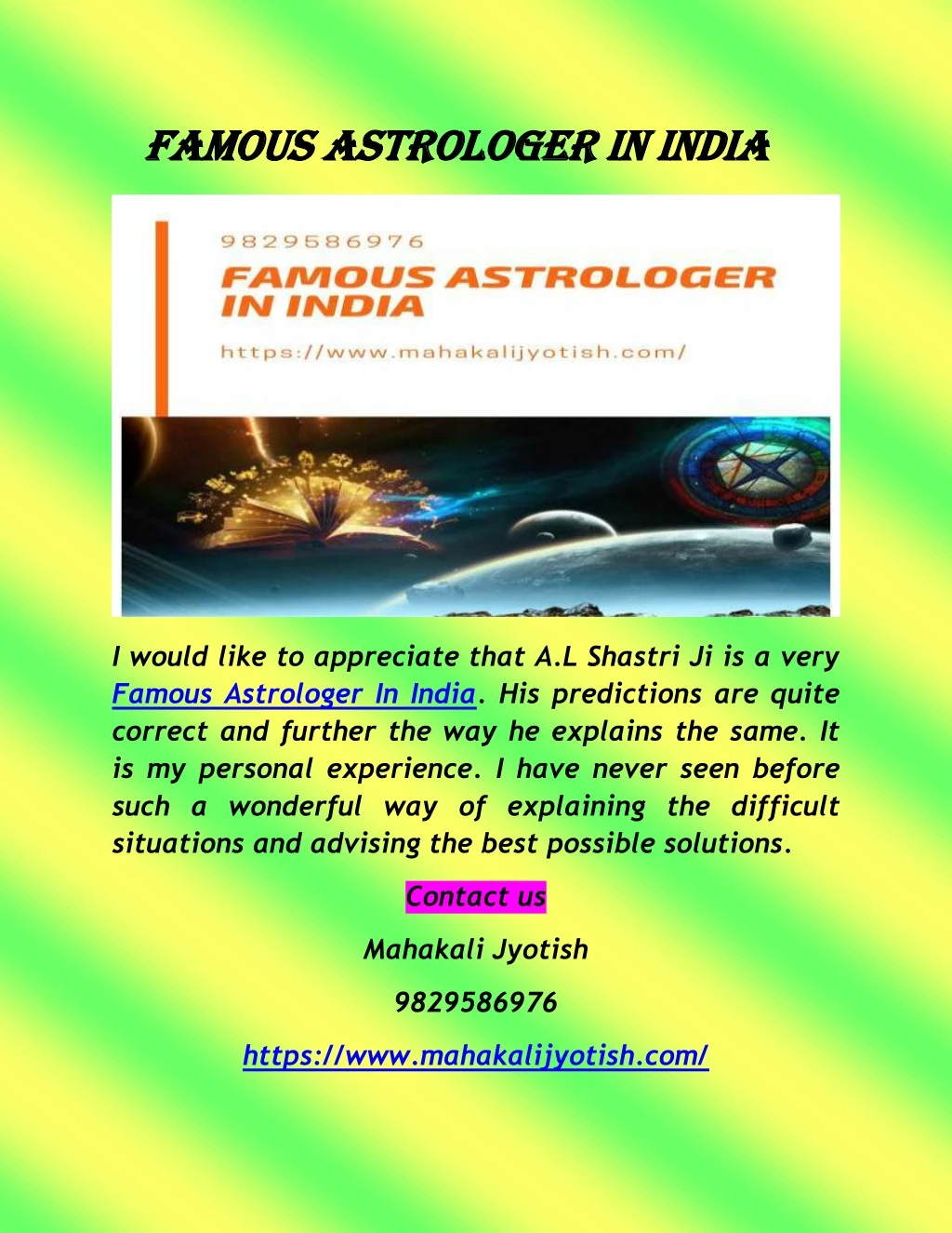 famous astrologer in indi famous astrologer