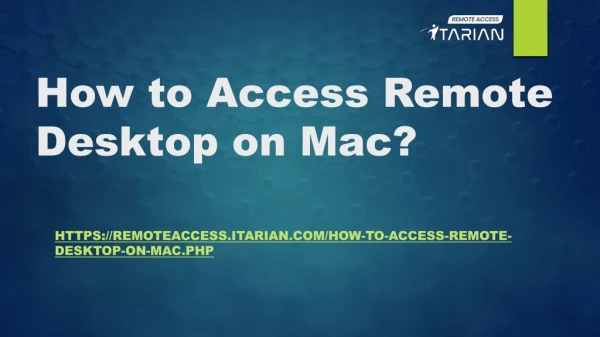 Get Best Remote software 2019 | How to Access Remote Desktop on Mac?