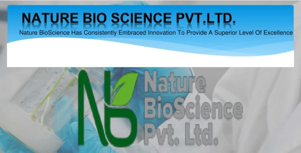 Nature bio science - enzymes manufacturers in india