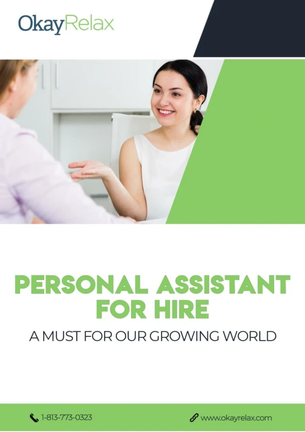 Personal Assistant For Hire