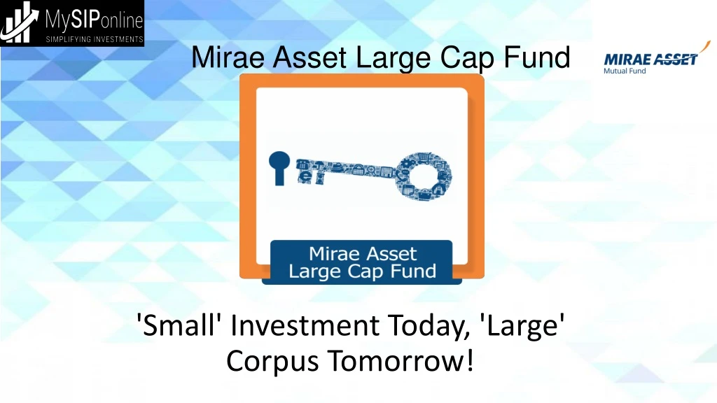 mirae asset large cap fund
