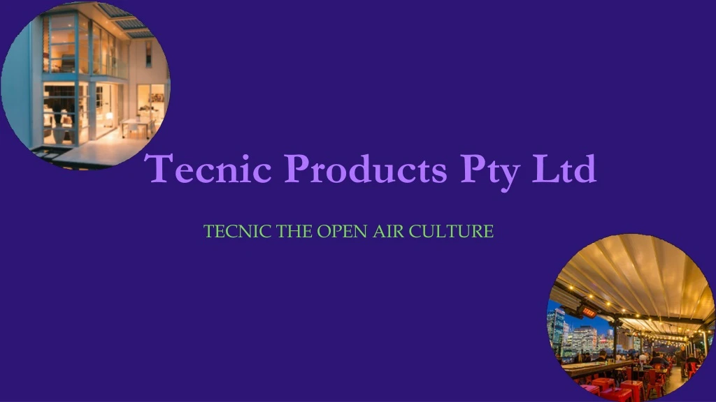 tecnic products pty ltd