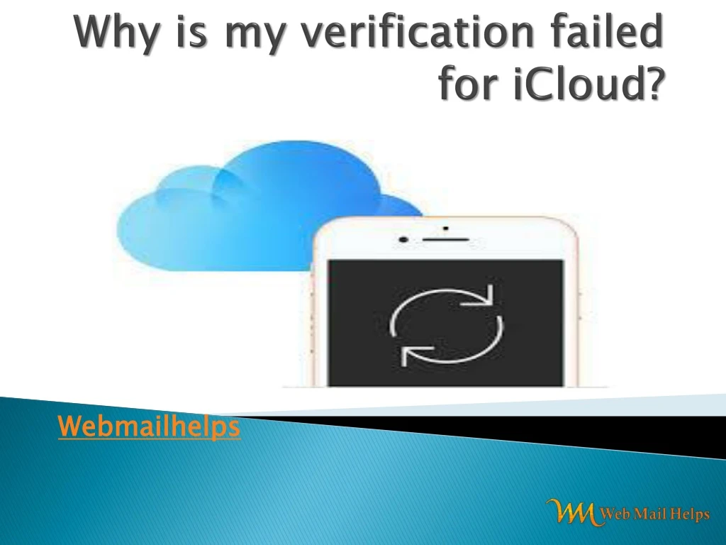 why is my verification failed for icloud