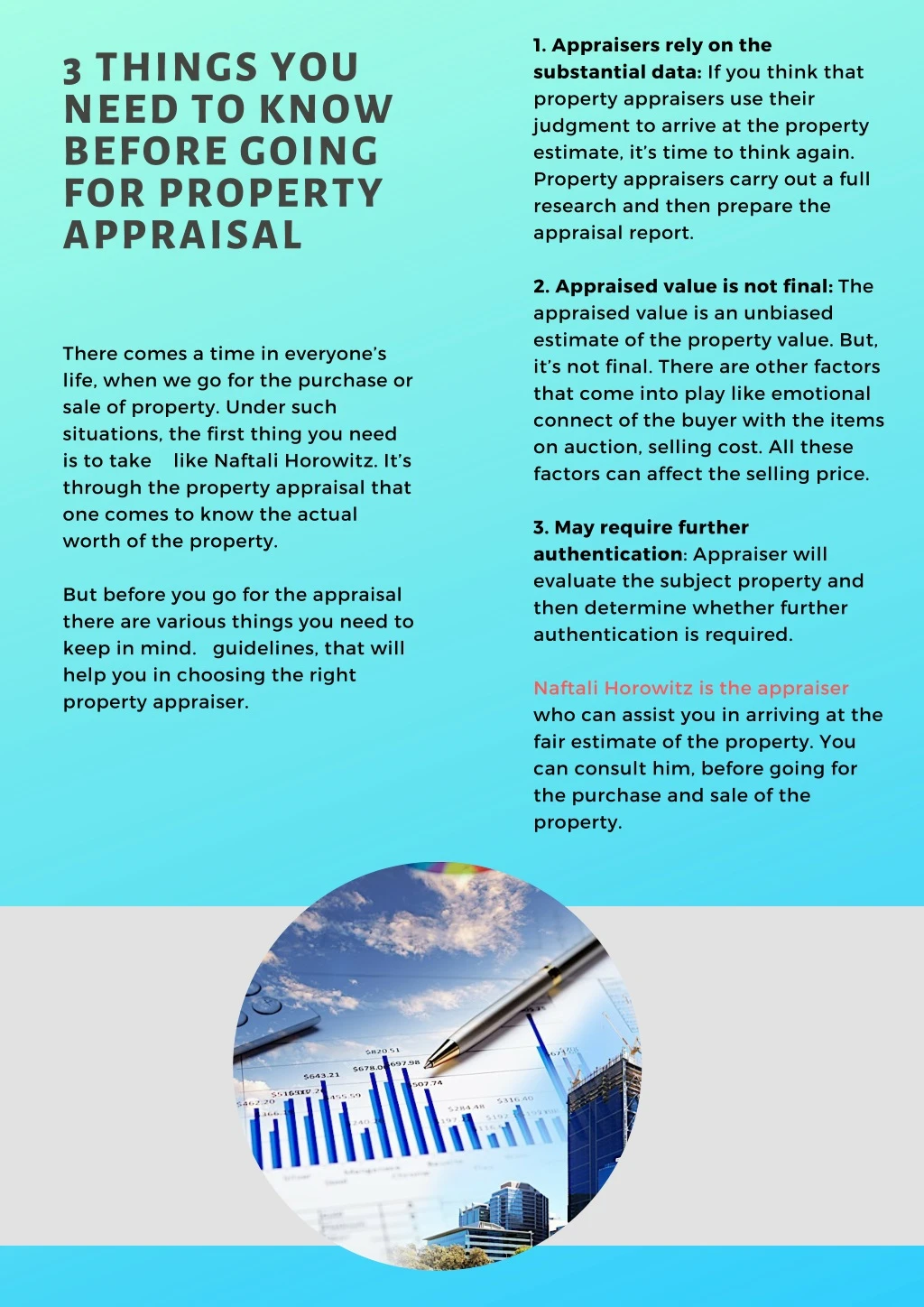1 appraisers rely on the substantial data